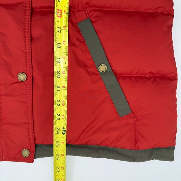 NEW L.L.Bean Women’s Petite L Orange Mountain Classic Down Vest Puffer Pockets - Picture 13 of 13